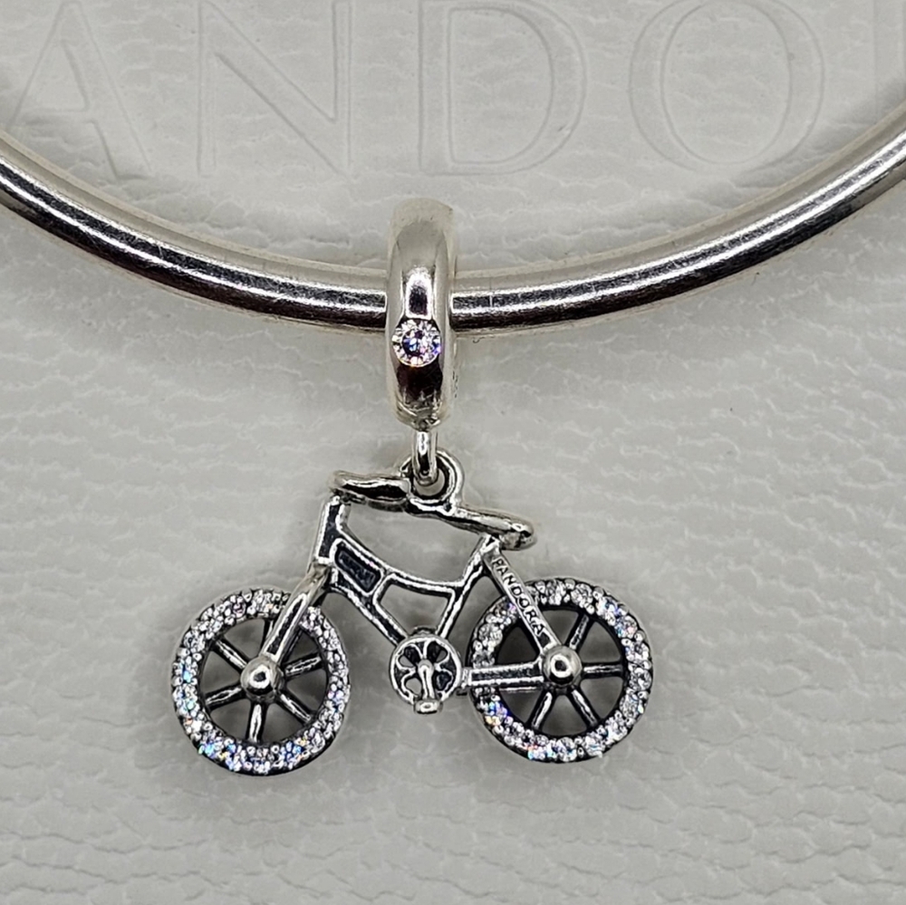 🚲 Authentic Pandora ⭐️RETIRED⭐️ BICYCLE DANGLE CHARM